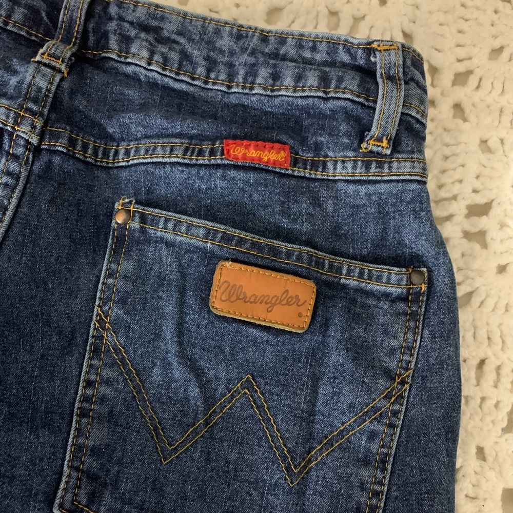 High rise wrangler jeans